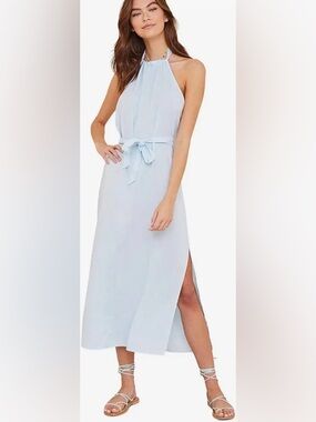 chinese dress ladies Bella Dahl Long Sleeve A-Line Shirt Dress Endless Sea / L